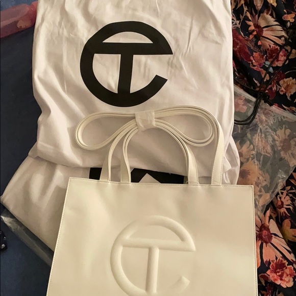 Handbags - White medium TEFLAR